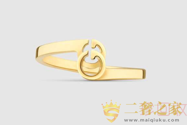 古驰18K黄金戒指