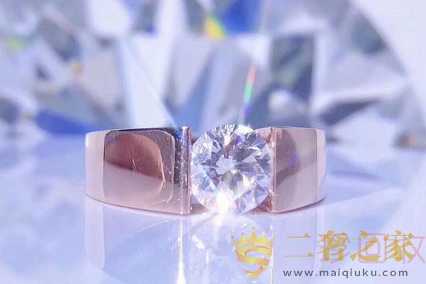 吻爱18K金钻石戒指
