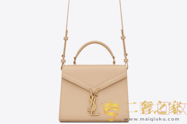 圣罗兰CASSANDRA粒面压印皮革手提包