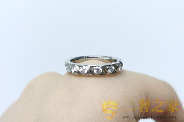 尚美巴黎旋爱系列镶钻女士戒指