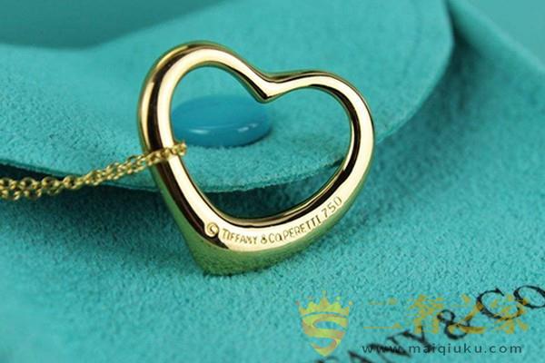蒂芙尼Open Heart 18K玫瑰项链
