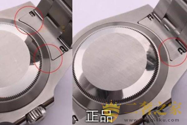 劳力士绿水鬼表带和表壳结合细节