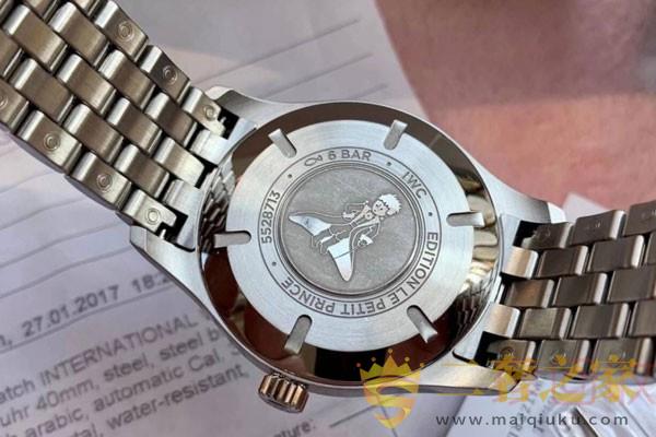 万国飞行员系列手表表背实拍