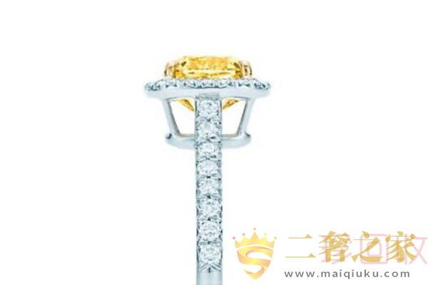 蒂芙尼黄钻戒指二手回收价格高不高