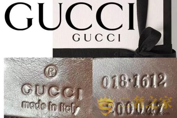 gucci双g链条包印字细节