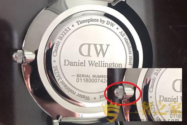 正品dw手表表耳把头细节展示