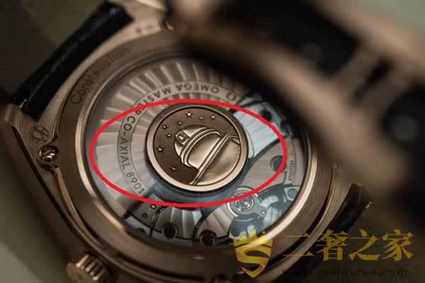 欧米茄星座手表表壳标识图案细节展示