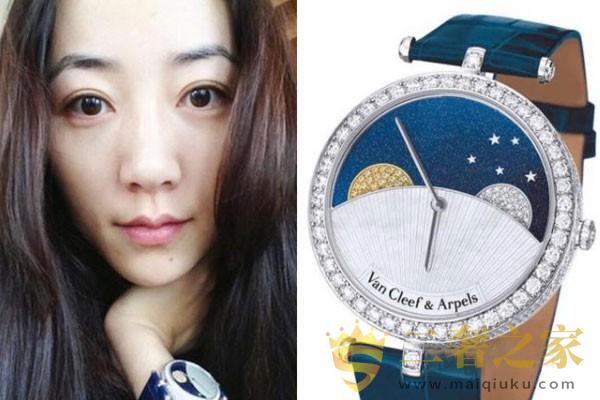 韩雪佩戴梵克雅宝Lady Arpels Day and Night系列